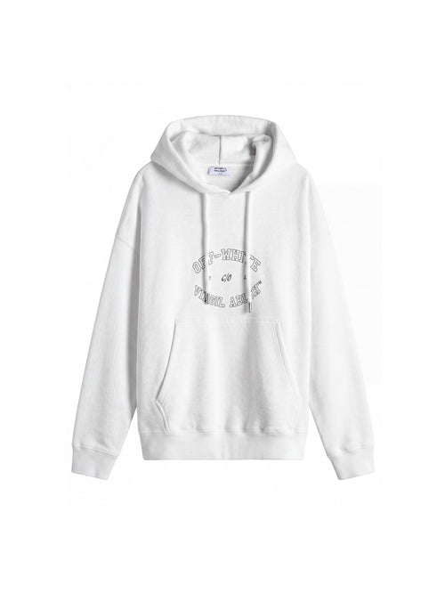 OFF-WHITE COLLEGE HOODIE WHITE