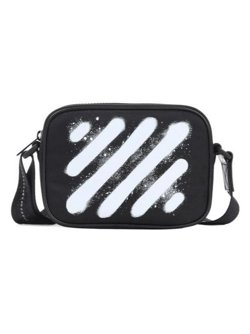 OFF-WHITE DIAG SPRAY CAMERA BAG BLACK
