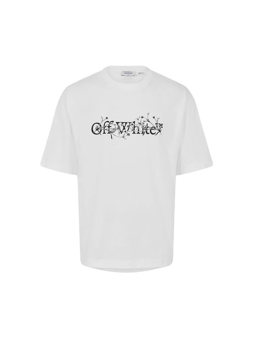 OFF WHITE FLORAL LOGO T SHIRT WHITE OFF-WHITE The Hype Company