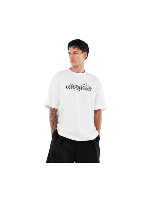 OFF WHITE FLORAL LOGO T SHIRT WHITE OFF-WHITE The Hype Company