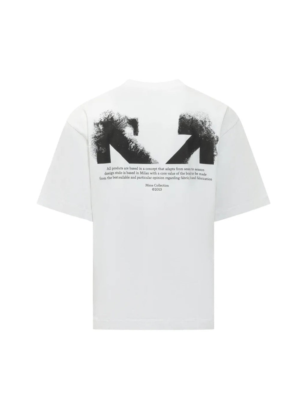 OFF WHITE HALF ARROW SKATE T SHIRT WHITE