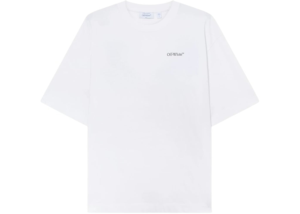 OFF WHITE HALF ARROW SKATE T SHIRT WHITE