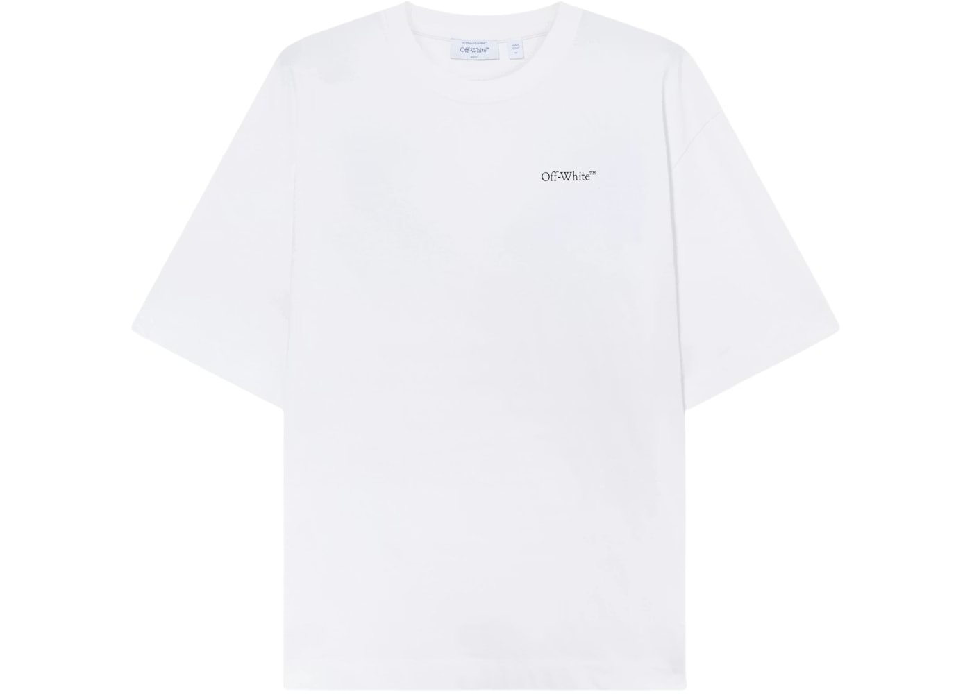 OFF WHITE HALF ARROW SKATE T SHIRT WHITE