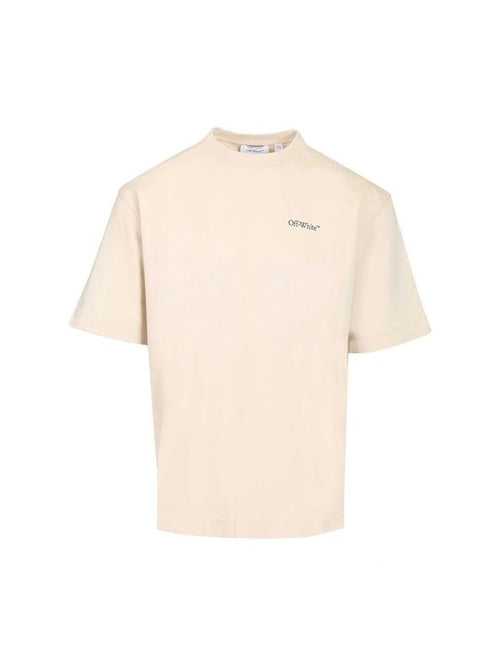 OFF WHITE HALF ARROW T-SHIRT CREAM