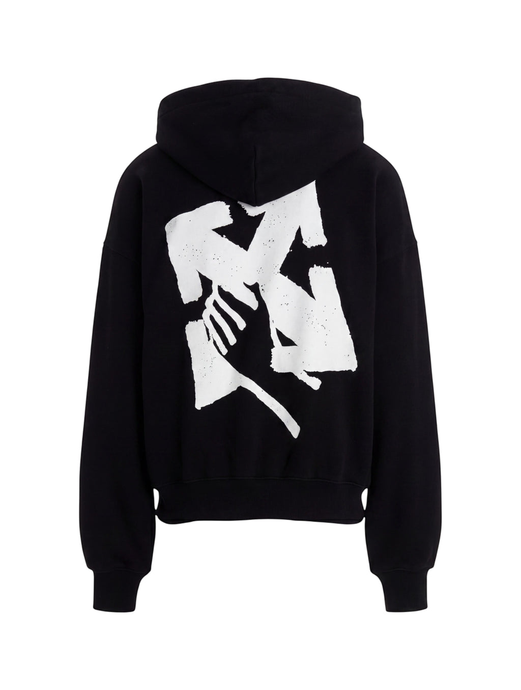 OFF WHITE HAND ARROW HOODIE BLACK