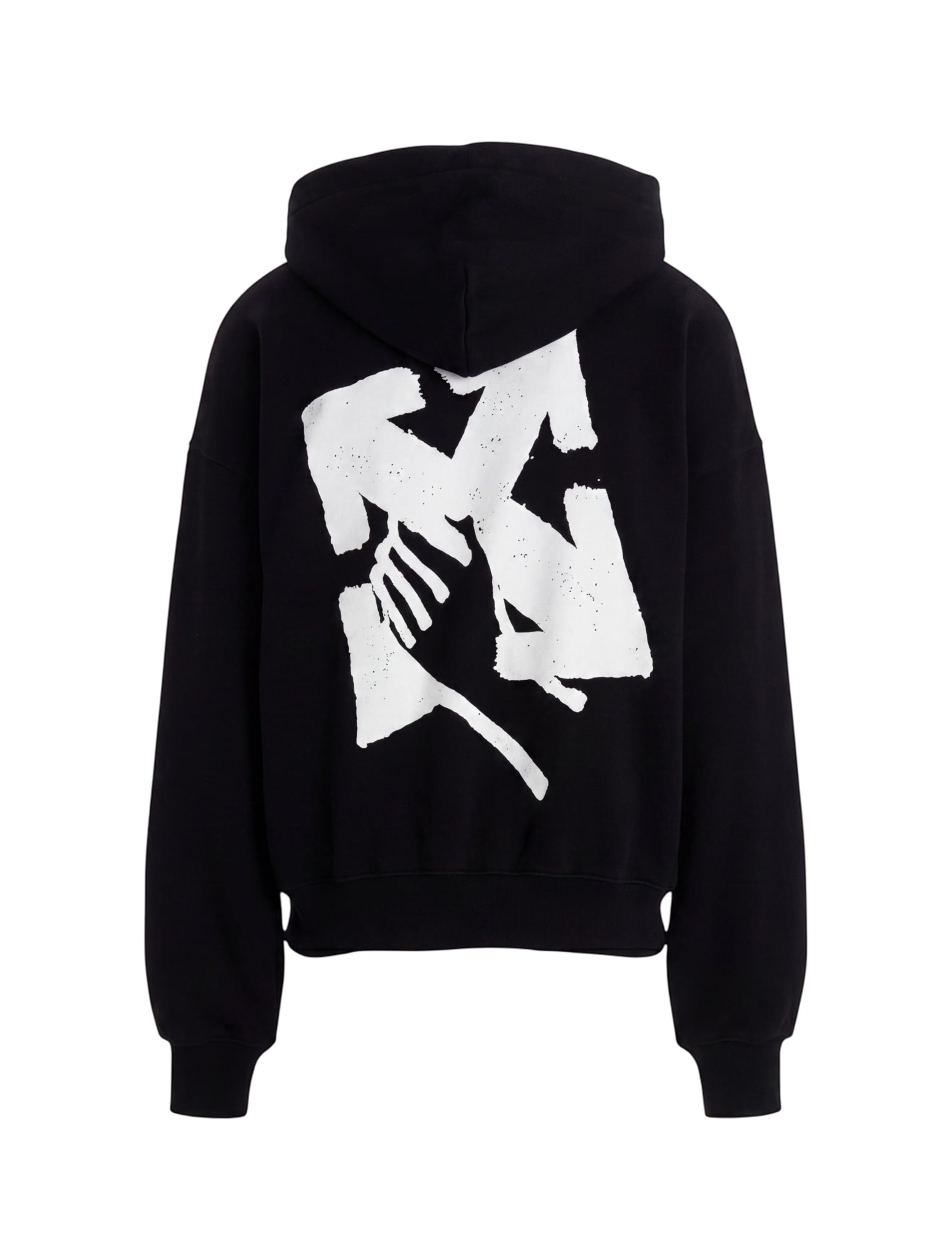 OFF WHITE HAND ARROW HOODIE BLACK