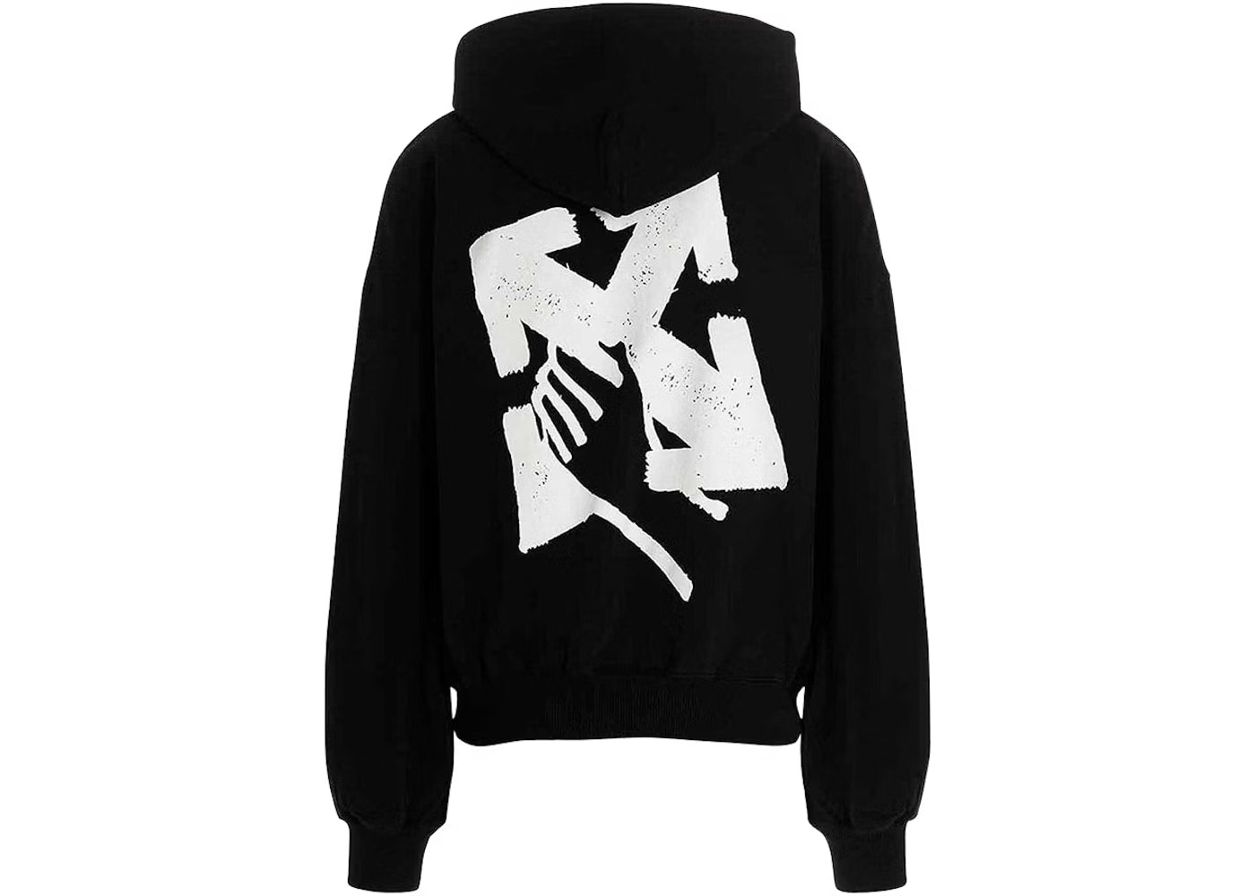OFF WHITE HAND ARROW HOODIE BLACK