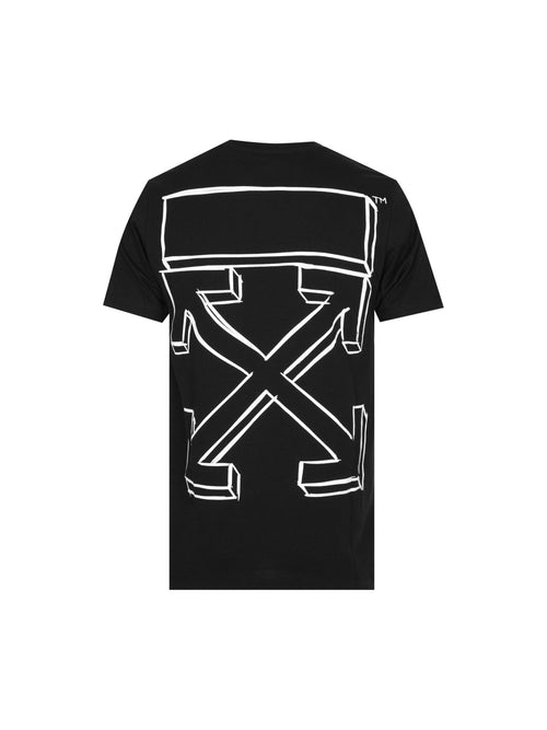 OFF WHITE MARKERS ARROW BLACK T-SHIRT