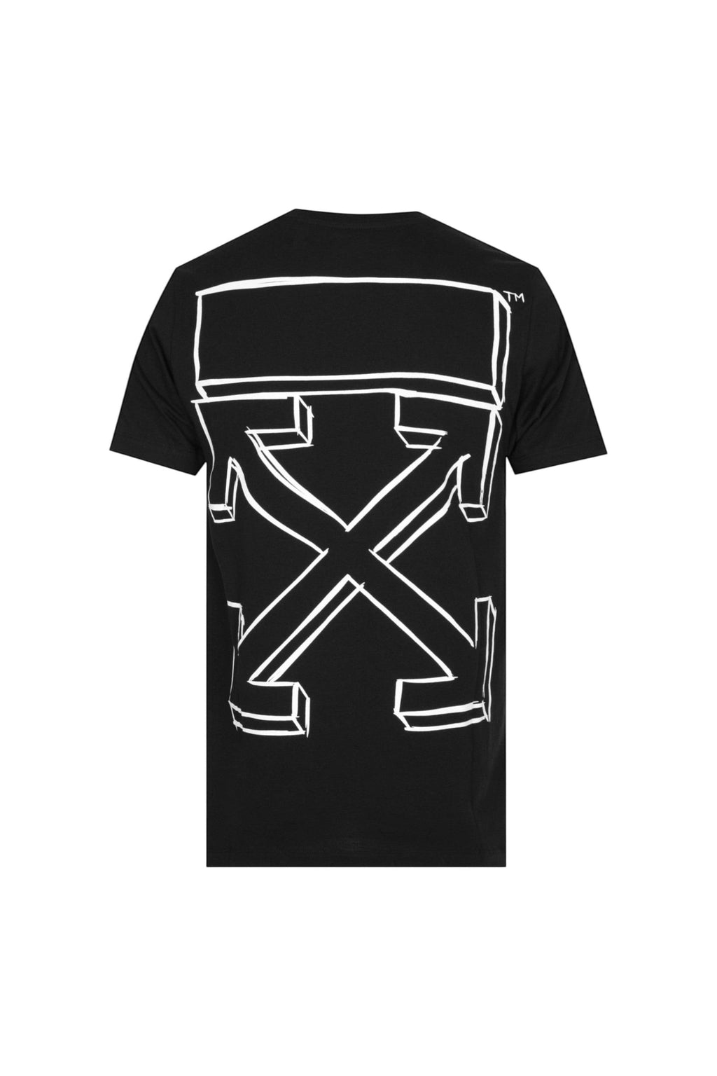 OFF WHITE MARKERS ARROW BLACK T-SHIRT