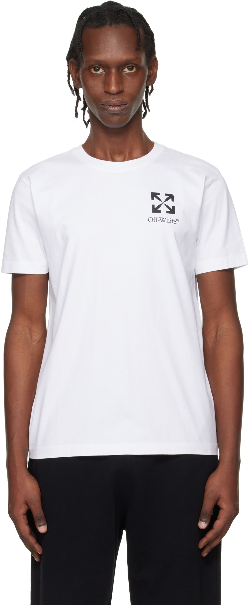 OFF WHITE MINI SINGLE ARROW T-SHIRT WHITE