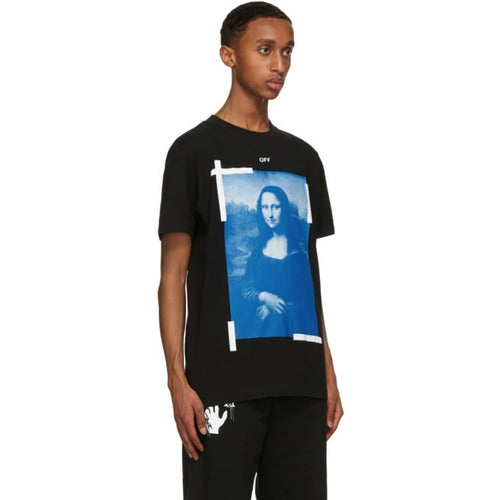 OFF WHITE MONALISA T-SHIRT BLACK