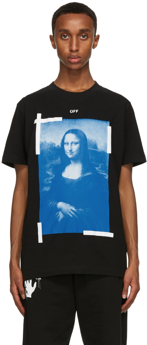 OFF WHITE MONALISA T-SHIRT BLACK