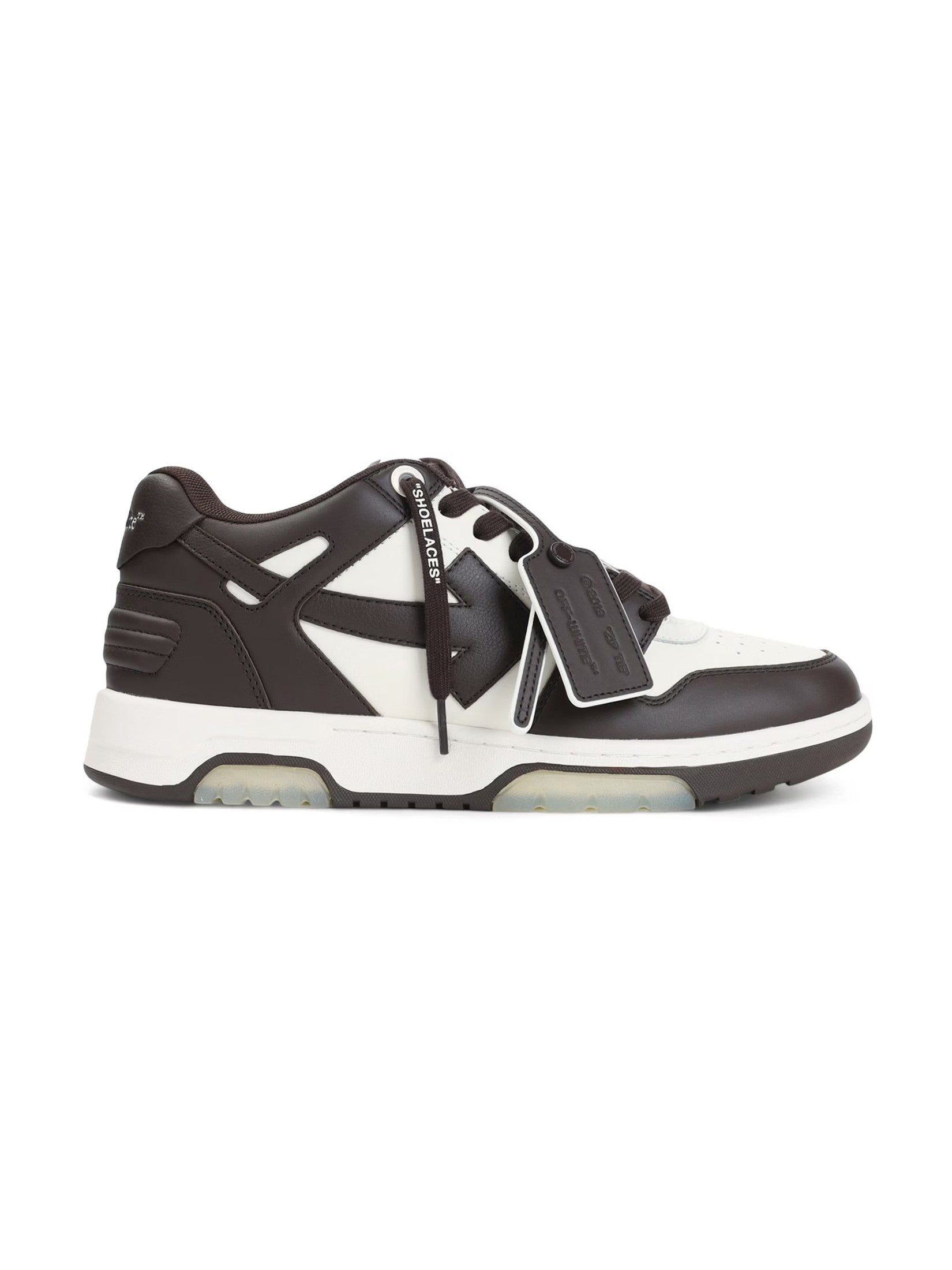 OFF-WHITE OUT OF OFFICE BROWN CHOCOLATE WHITE