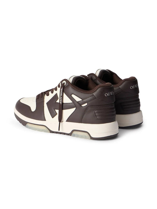 OFF-WHITE OUT OF OFFICE BROWN CHOCOLATE WHITE