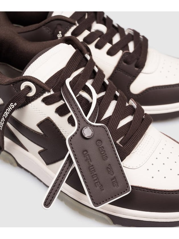 OFF-WHITE OUT OF OFFICE BROWN CHOCOLATE WHITE