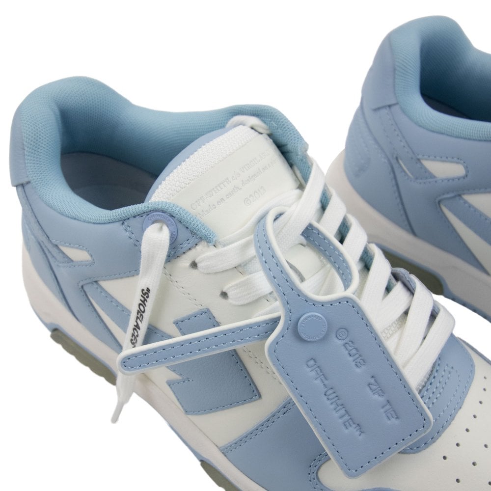 OFF-WHITE OUT OF OFFICE CALF LEATHER WHITE BABY BLUE