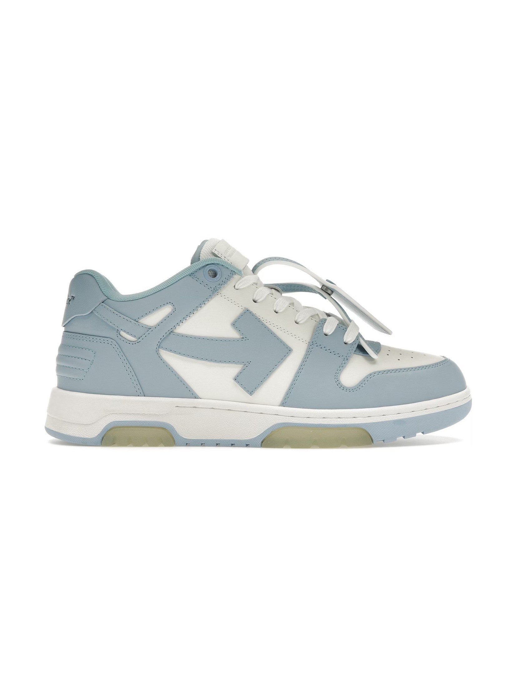 OFF-WHITE OUT OF OFFICE CALF LEATHER WHITE BABY BLUE