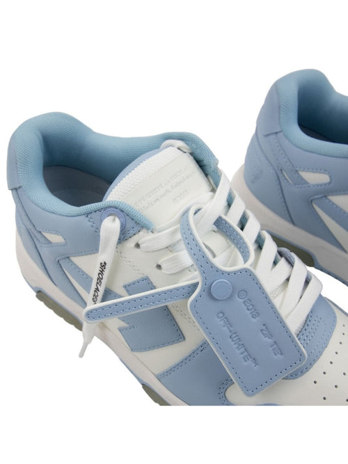 OFF-WHITE OUT OF OFFICE CALF LEATHER WHITE BABY BLUE