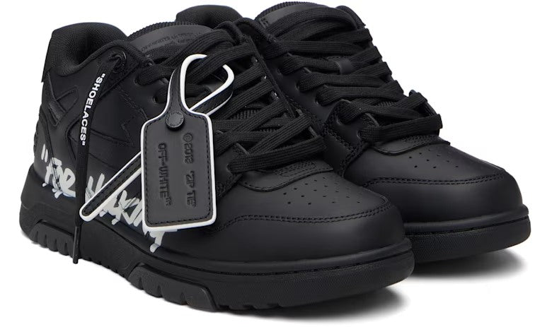 OFF-WHITE OUT OF OFFICE "FOR WALKING" BLACK