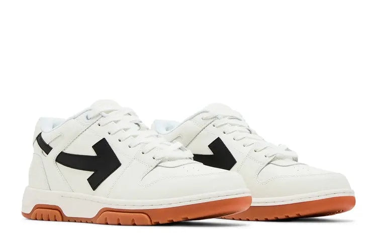 OFF-WHITE OUT OF OFFICE LEATHER WHITE BLACK GUM
