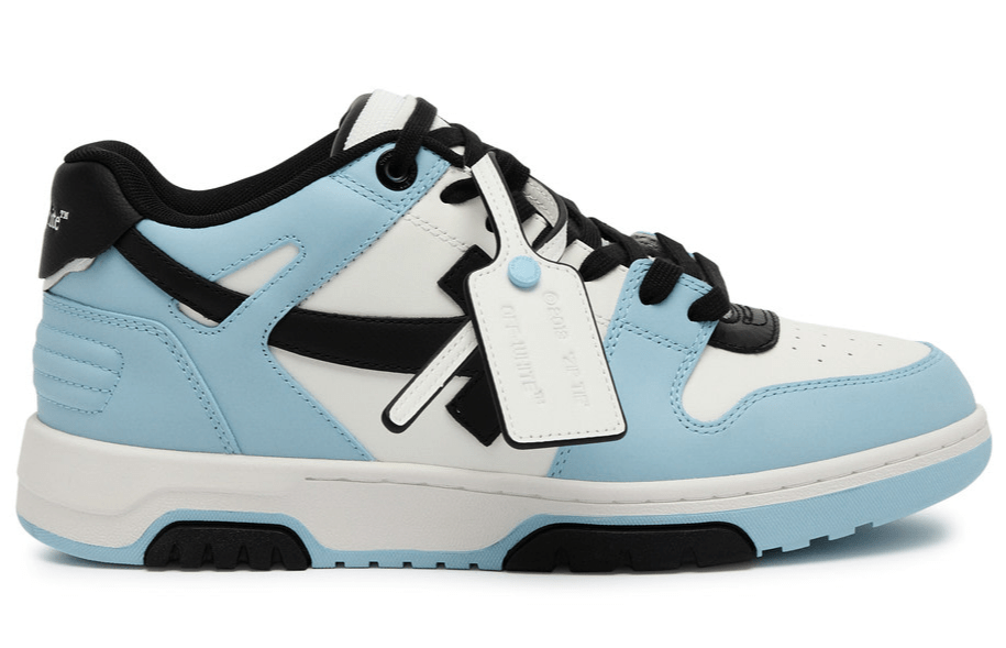 OFF-WHITE OUT OF OFFICE LOW TOPS LIGHT BLUE BLACK