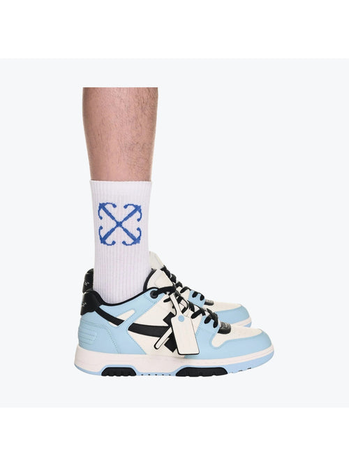 OFF-WHITE OUT OF OFFICE LOW TOPS LIGHT BLUE BLACK