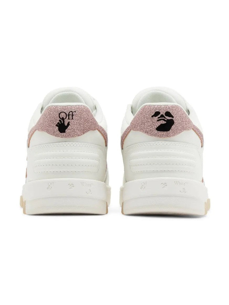OFF WHITE OUT OF OFFICE WHITE PINK GLITTER