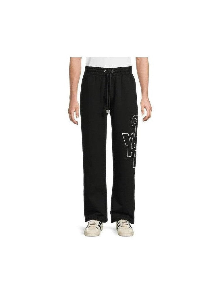 OFF WHITE OUTLINE ARROW SWEATPANTS BLACK