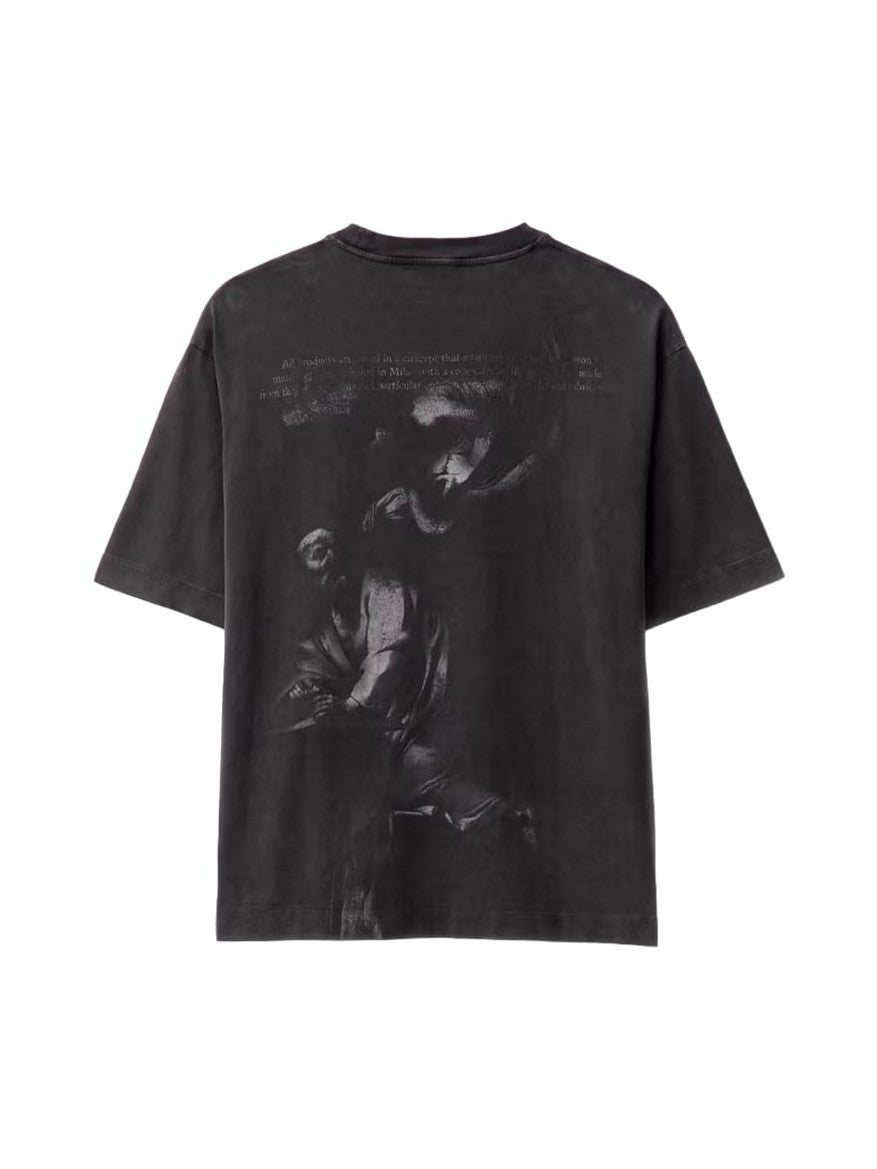 OFF WHITE S.MATTHEW SKATE T-SHIRT BLACK