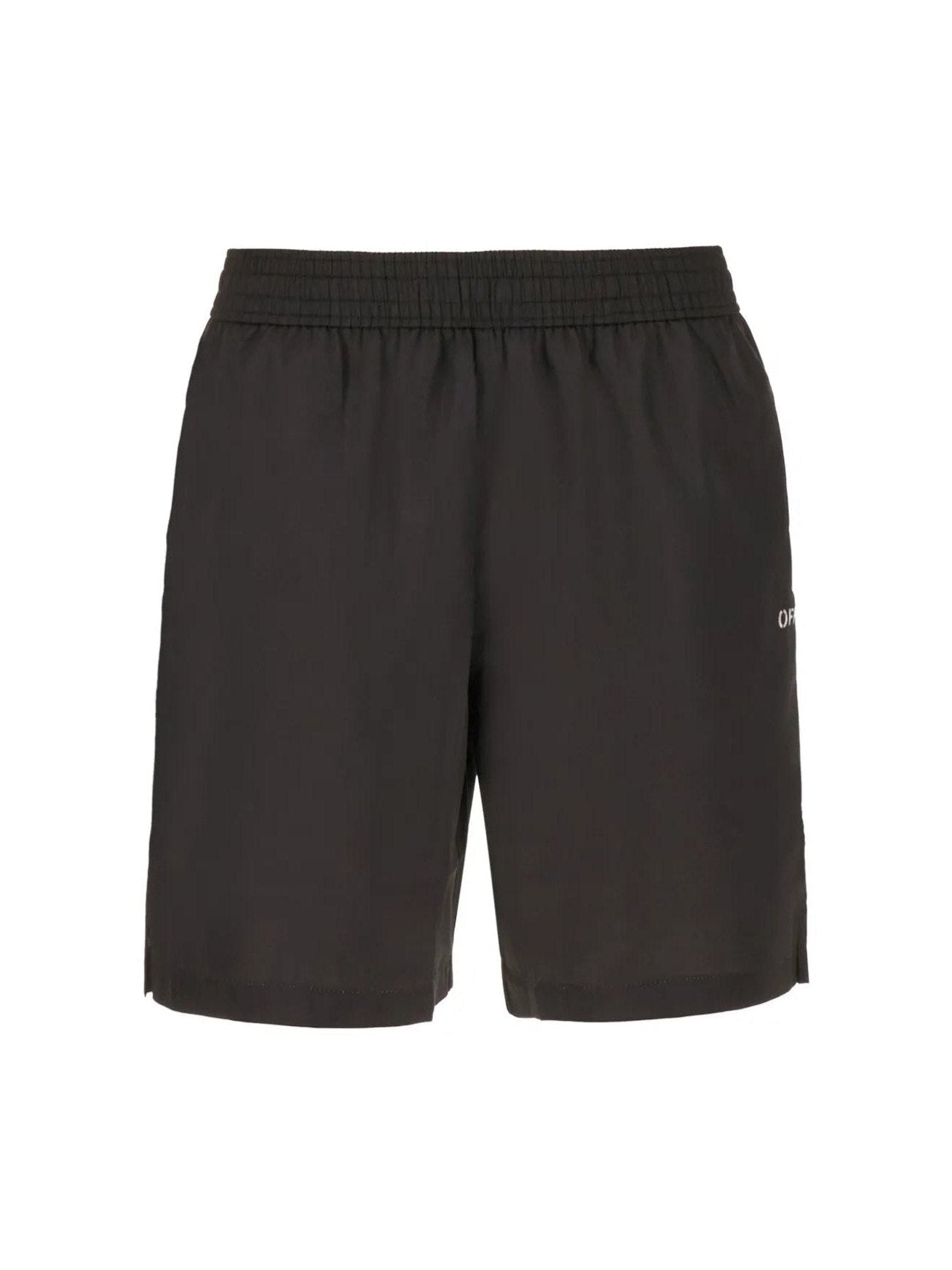 OFF WHITE SCRIBBLE DIAGS SWIM SHORTS BLACK