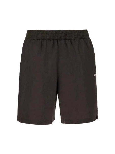 OFF WHITE SCRIBBLE DIAGS SWIM SHORTS BLACK OFF-WHITE The Hype Company
