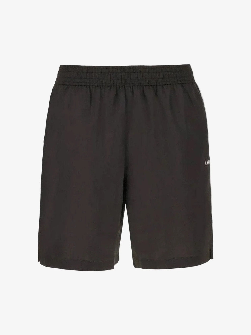 OFF WHITE SCRIBBLE DIAGS SWIM SHORTS BLACK OFF-WHITE The Hype Company
