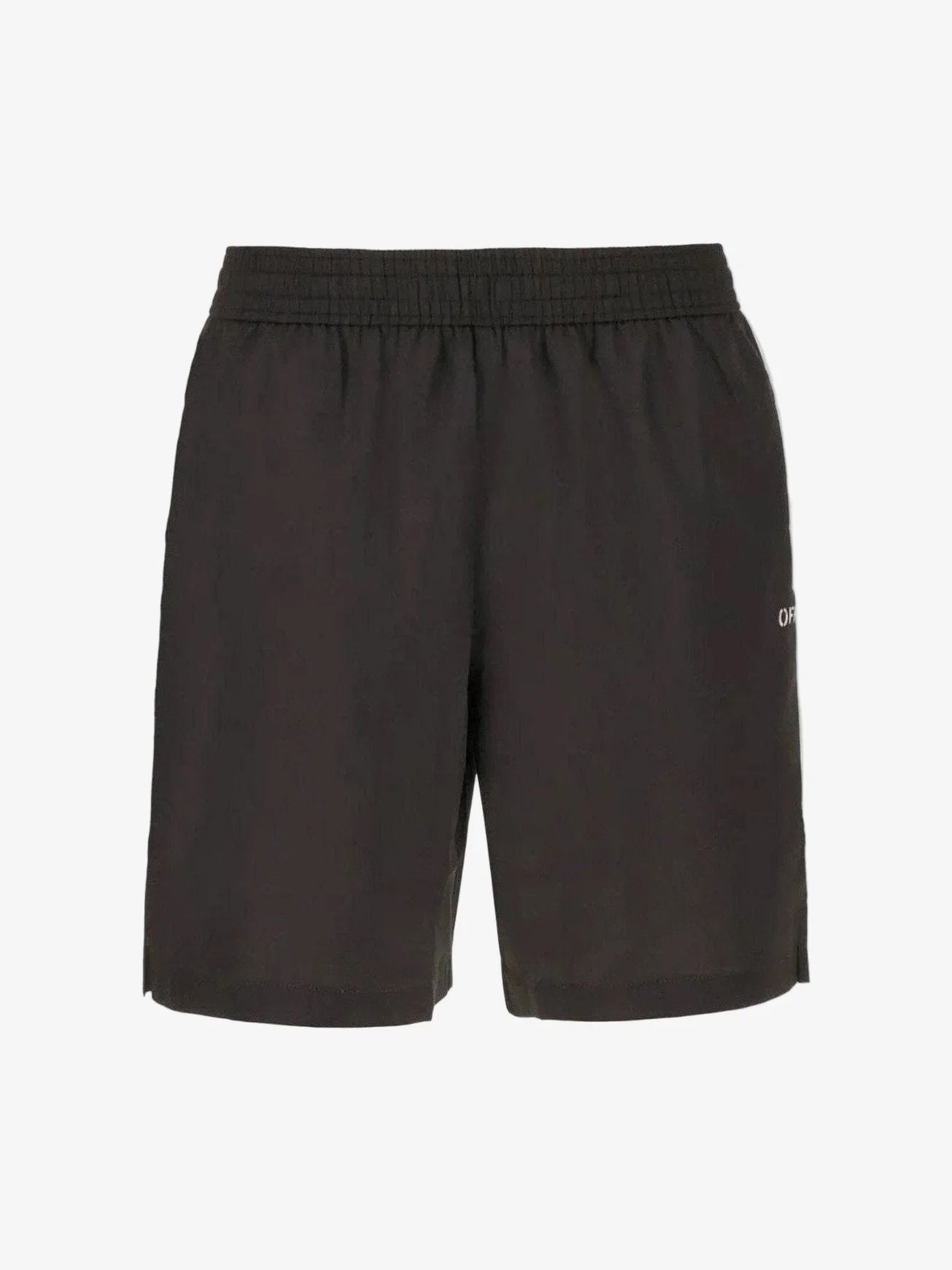 OFF WHITE SCRIBBLE DIAGS SWIM SHORTS BLACK OFF-WHITE The Hype Company
