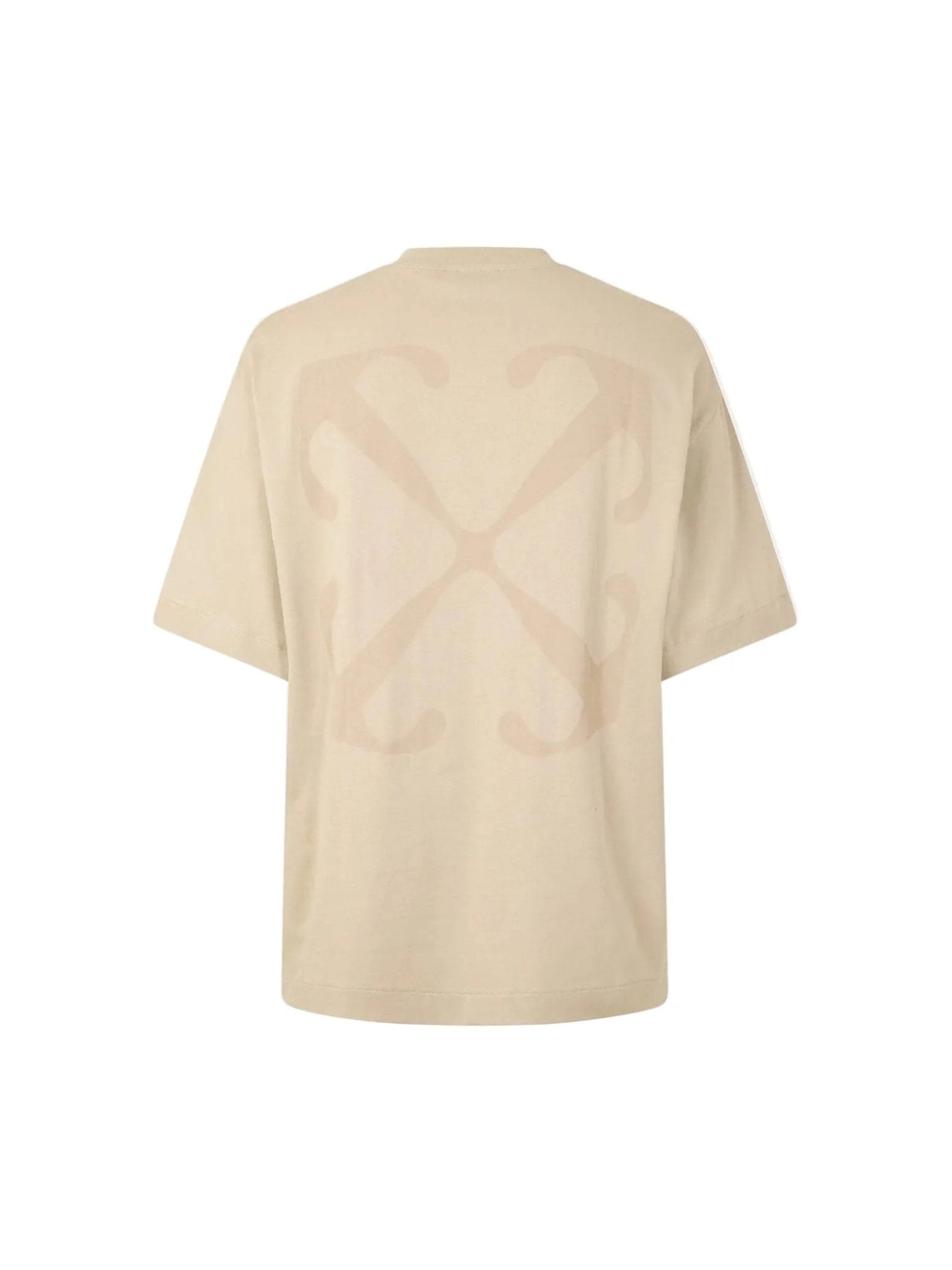 OFF WHITE SLIM ARROW T-SHIRT BROWN