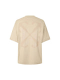 OFF WHITE SLIM ARROW T-SHIRT BROWN