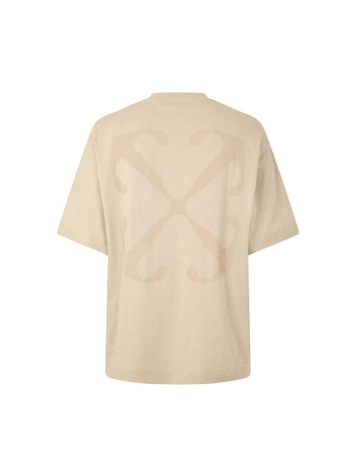 OFF WHITE SLIM ARROW T-SHIRT BROWN