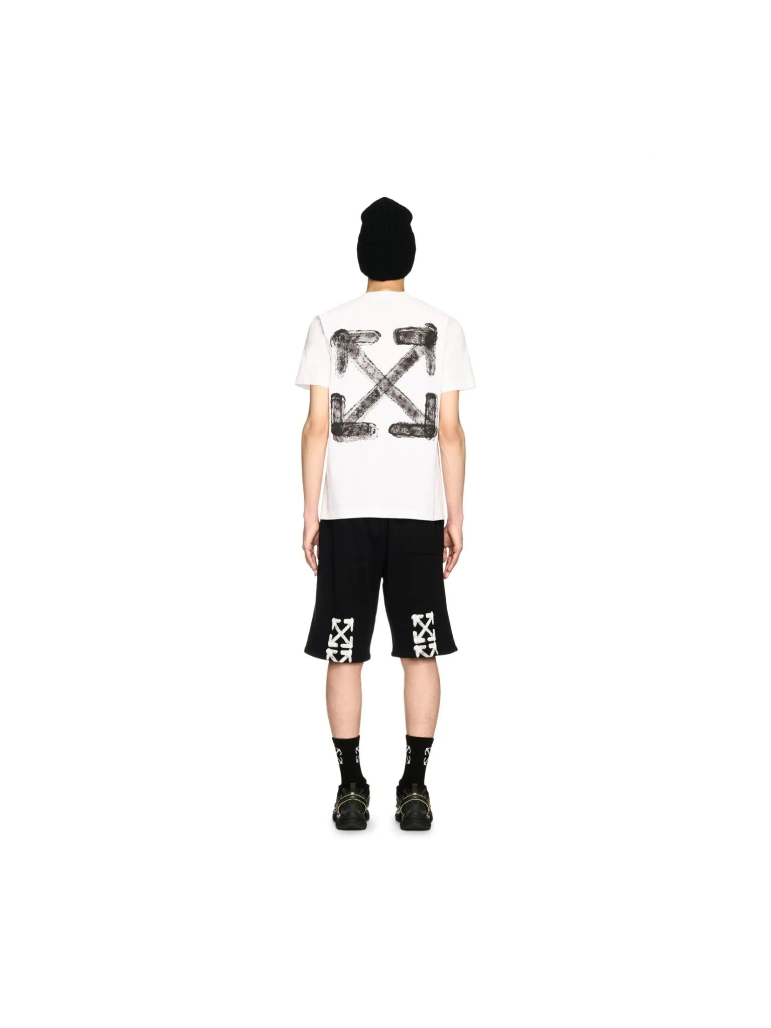 OFF WHITE SPRAY ARROW T-SHIRT WHITE