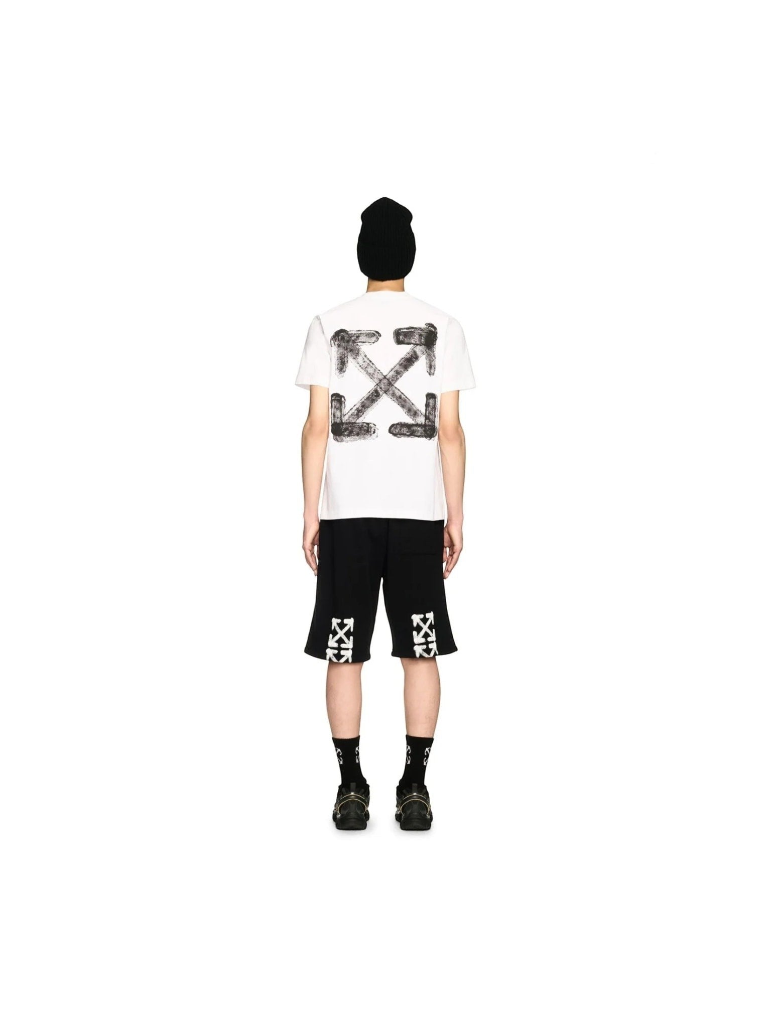OFF WHITE SPRAY ARROW T-SHIRT WHITE