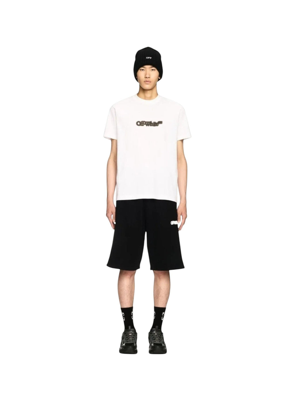 OFF WHITE SPRAY ARROW T-SHIRT WHITE