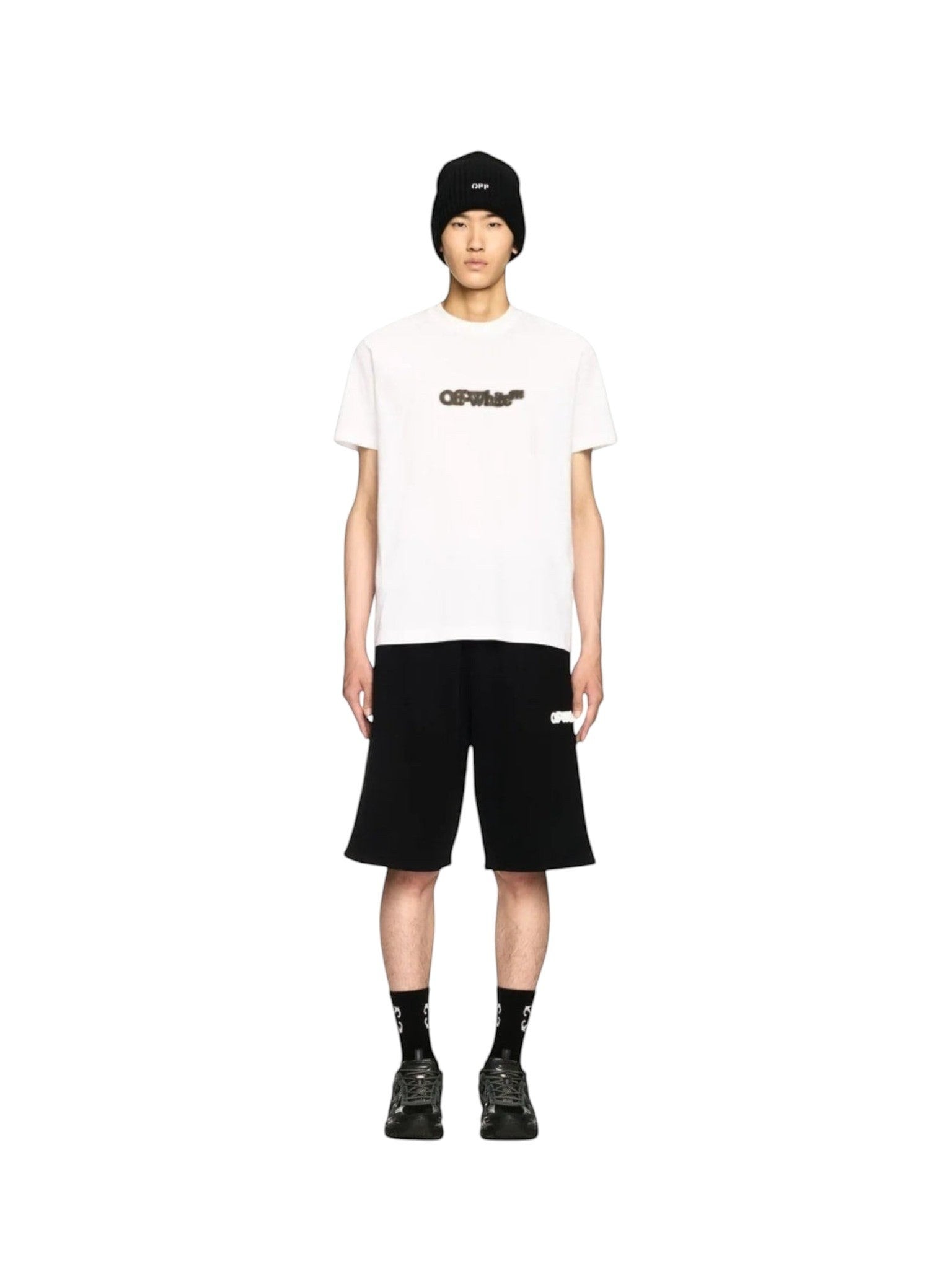 OFF WHITE SPRAY ARROW T-SHIRT WHITE