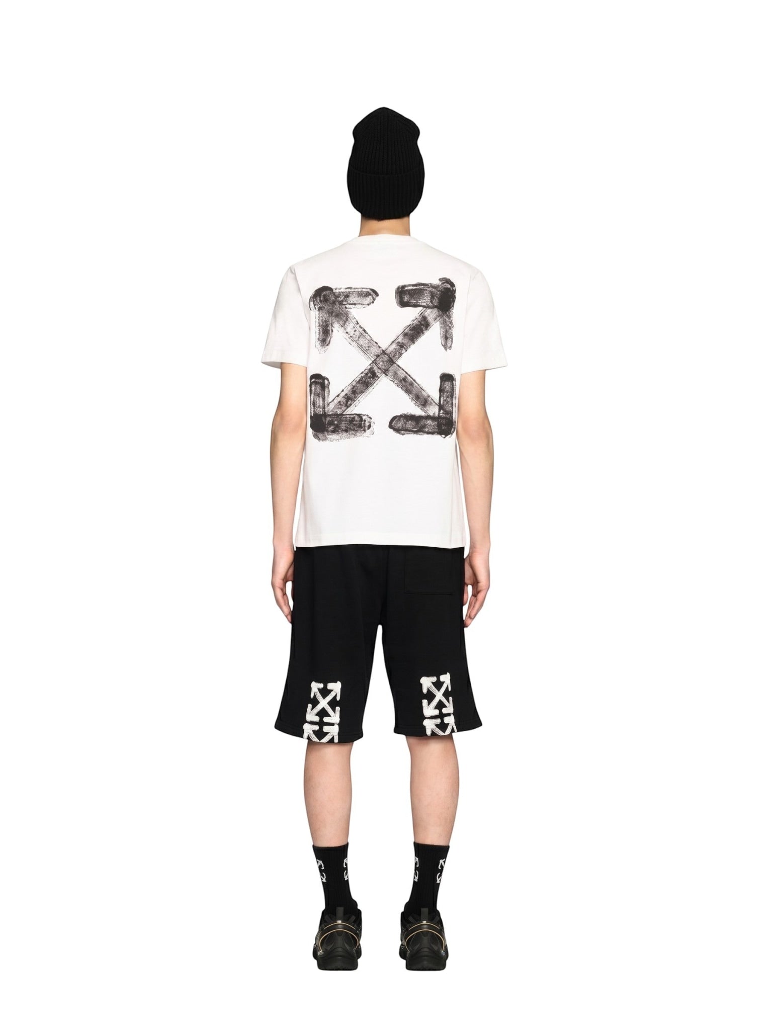 OFF WHITE SPRAY ARROW T-SHIRT WHITE