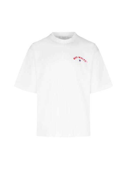OFF-WHITE STAR ARROW SKATE T-SHIRT WHITE