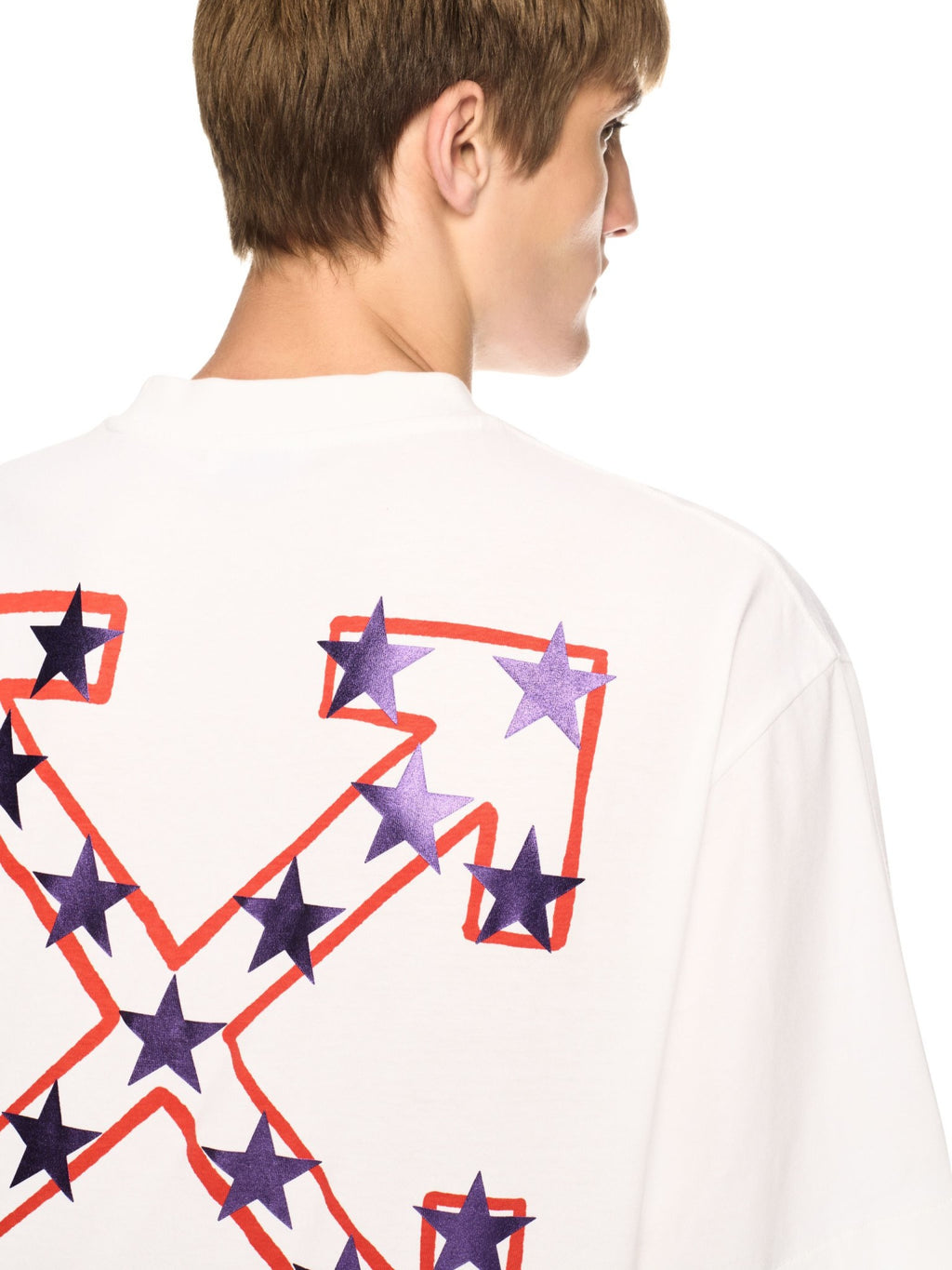 OFF-WHITE STAR ARROW SKATE T-SHIRT WHITE