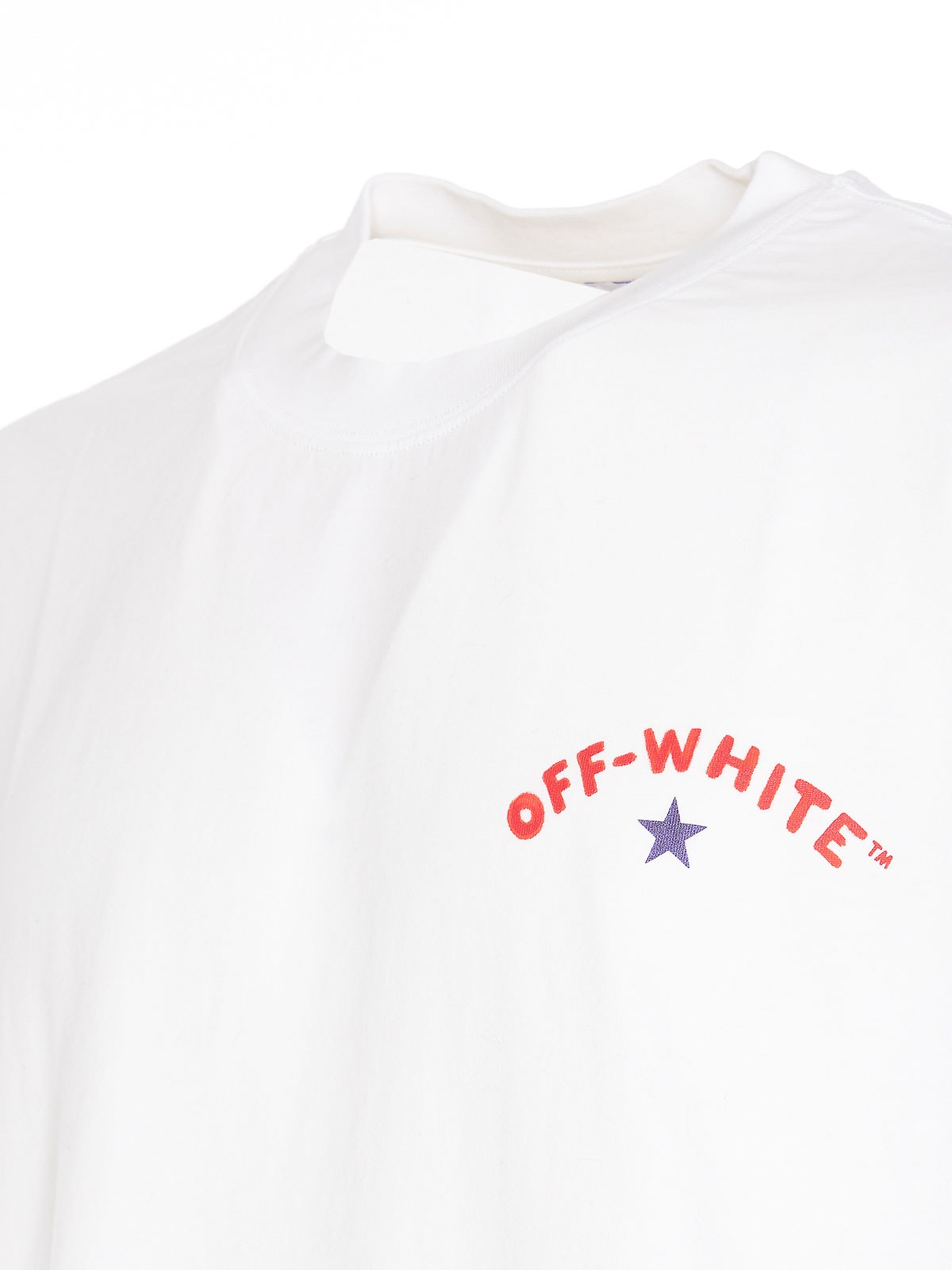 OFF-WHITE STAR ARROW SKATE T-SHIRT WHITE