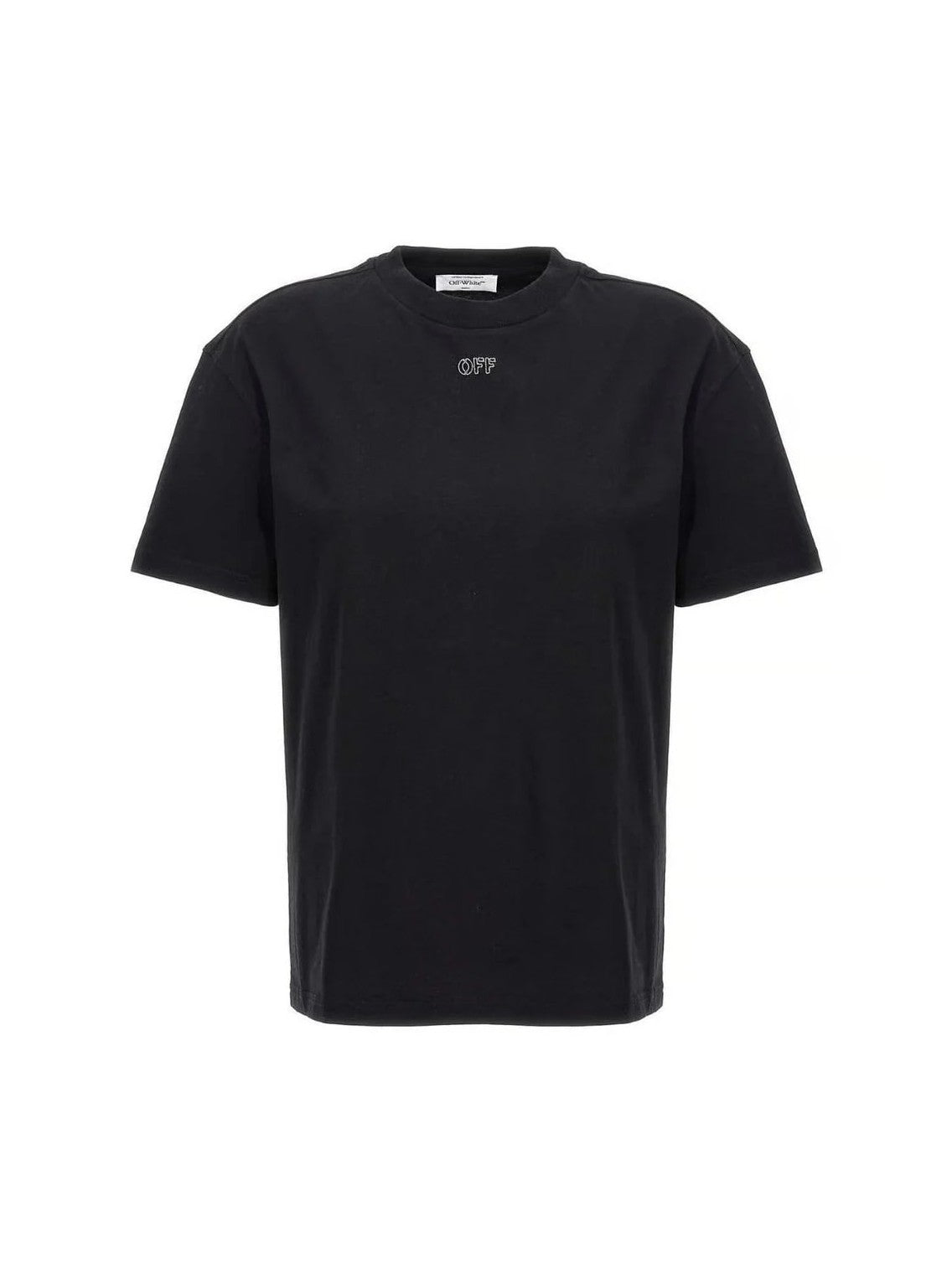 OFF WHITE STITCH BLACK T SHIRT