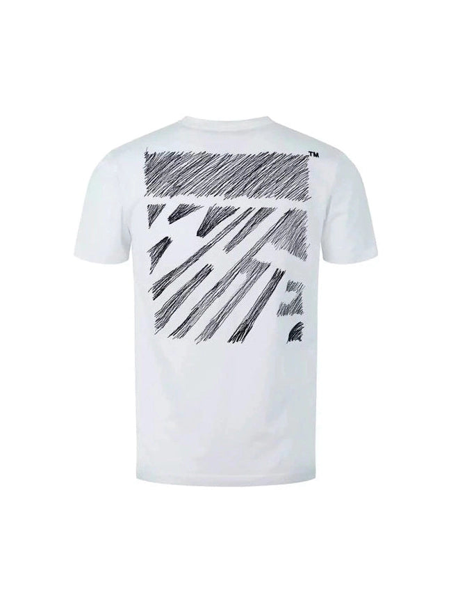 OFF WHITE STITCHED ARROW WHITE T SHIRT OFF-WHITE The Hype Company