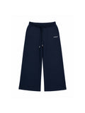 OFF WHITE WIDE LEG SWEATPANTS INDIGO DIAGS FLOWERS