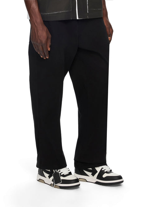 OFF-WHITE OUT OF OFFICE SNEAKERS WHITE - BLACK — vista 2