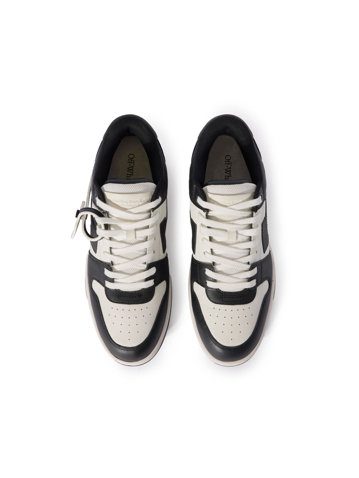 OFF-WHITE OUT OF OFFICE SNEAKERS WHITE - BLACK — vista 4