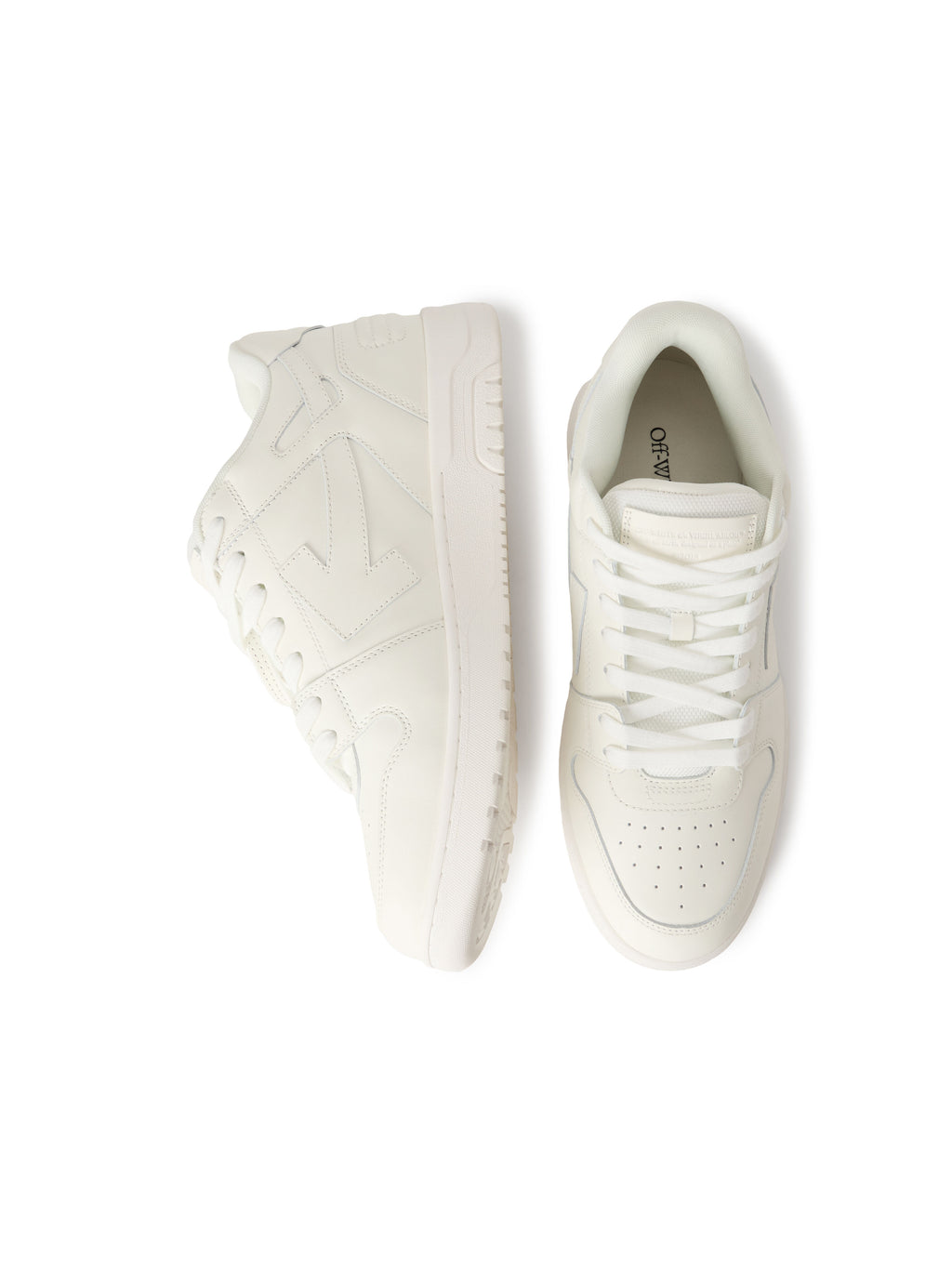 OFF-WHITE OUT OF OFFICE SNEAKER WHITE - WHITE — vista 4